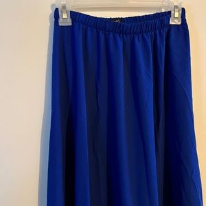 Long Blue Skirt